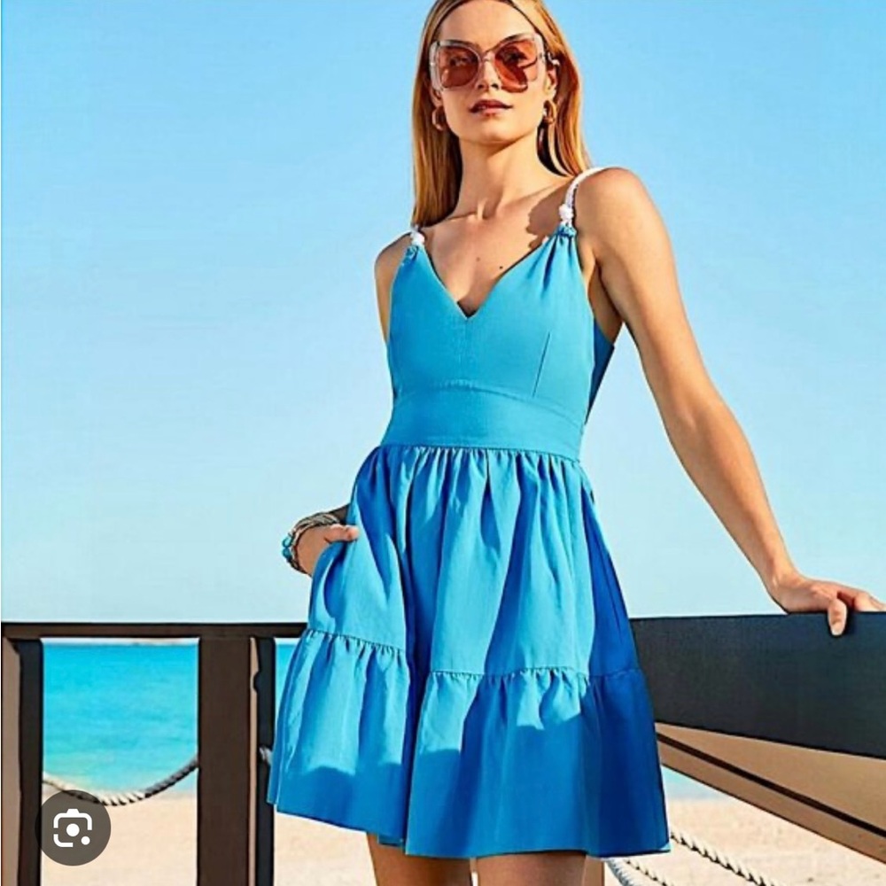 Lilly Pulitzer Vibrant Blue Mini Dress